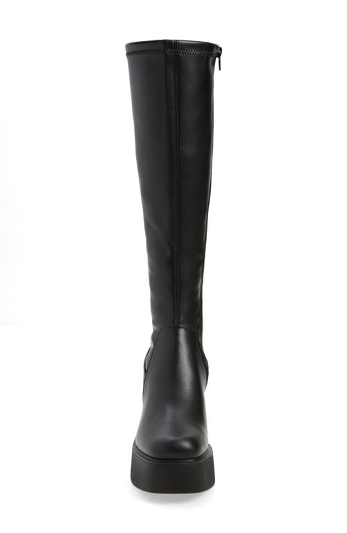 Steve Madden Konna Platform Knee High Boot In Black