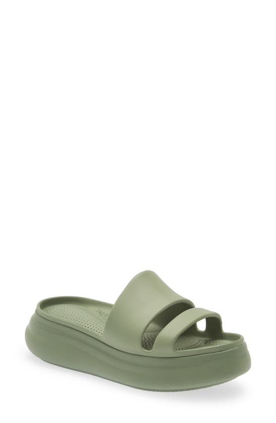 Rag & Bone Brixley Platform Slide Sandal In Green