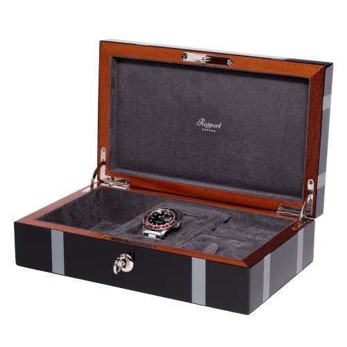 Shop Rapport London Carnaby Watch And Accessory Box In Black