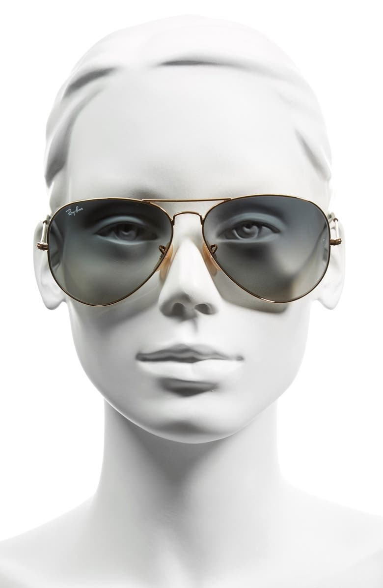 Ray-Ban Large Icons 62mm Aviator Sunglasses | Nordstrom
