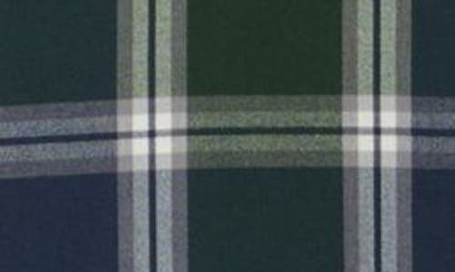 Mizzen + Main Mizzen+main City Trim Fit Plaid Stretch Flannel Button-down Shirt In Navy Demetrius Plaid