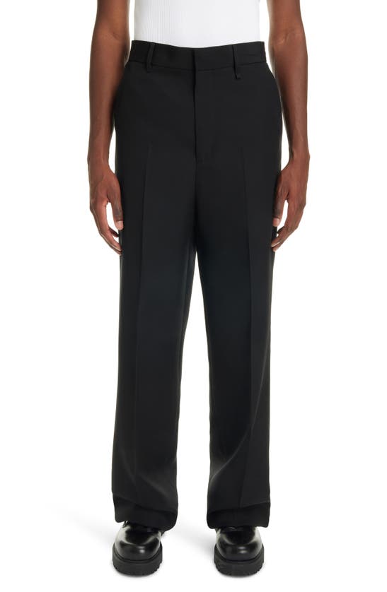 Shop Givenchy Wool Extrawide Leg Pants In Black