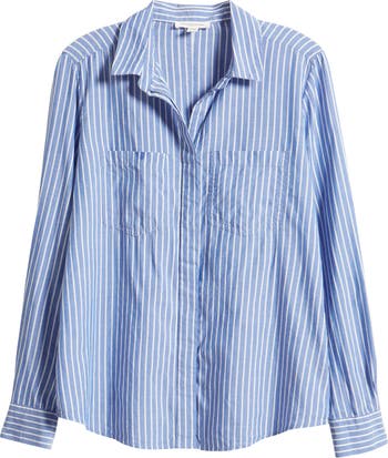 Nordstrom Cotton Chambray Button-Up Shirt