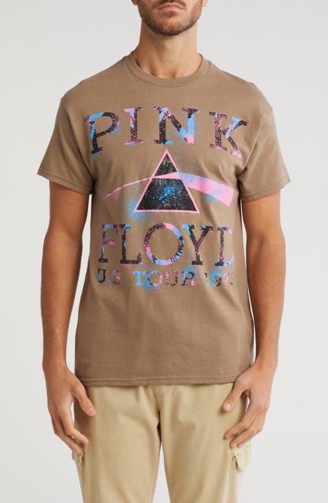 Pink Floyd Splatter Cotton Graphic T-Shirt