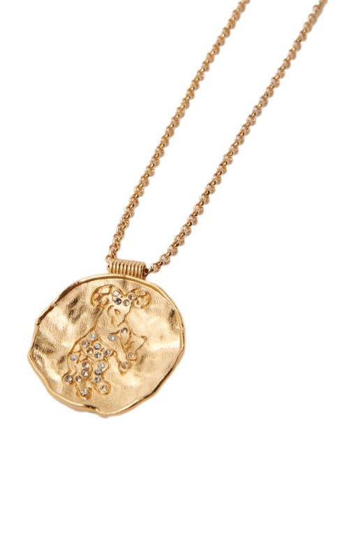 Maje Zodiac Medal In Aries