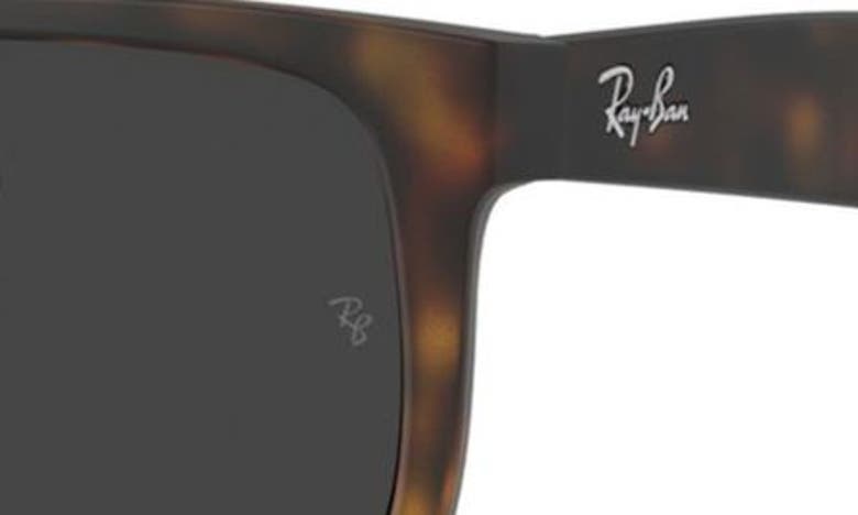 RAY BAN RAY-BAN JUSTIN 55MM POLARIZED SQUARE SUNGLASSES 