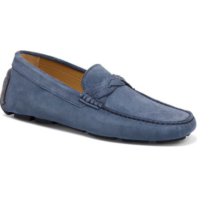 Trask Silas River Moc Toe Slip-On, Blue