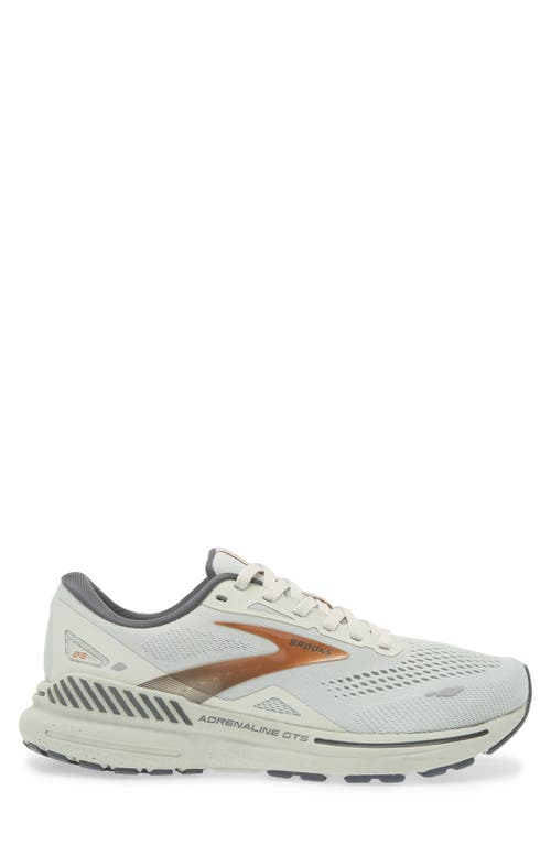 Shop Brooks Adrenaline Gts 23 Sneaker In Mercury/copper/ebony