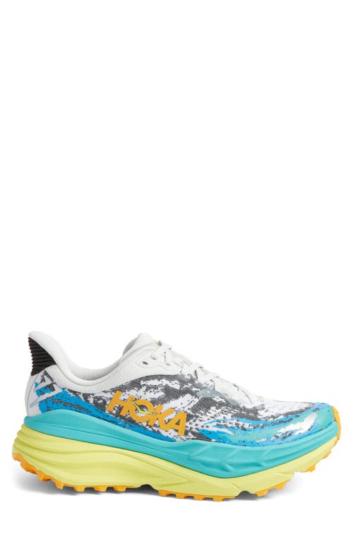 Shop Hoka Stinson Atr 7 Running Shoe In White/evening Primrose