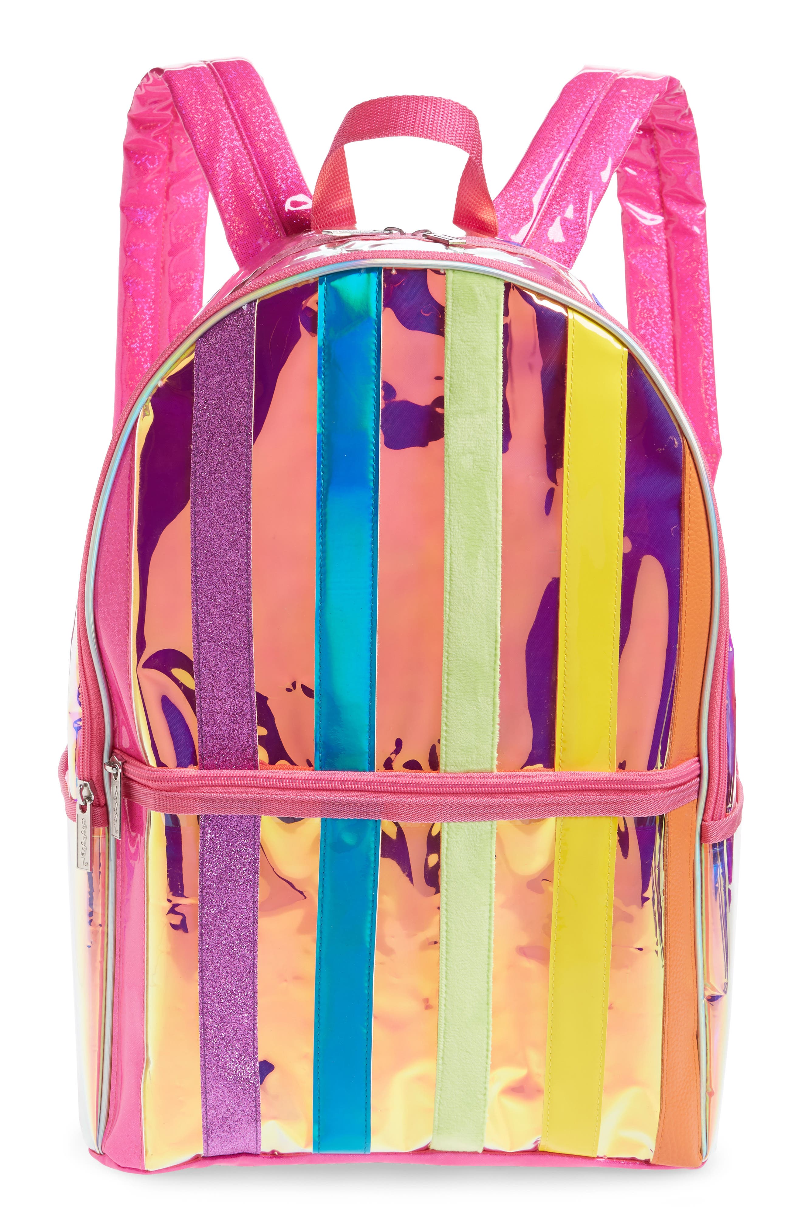 Iscream Metallic Rainbow Stripe Backpack (Kids) Nordstrom