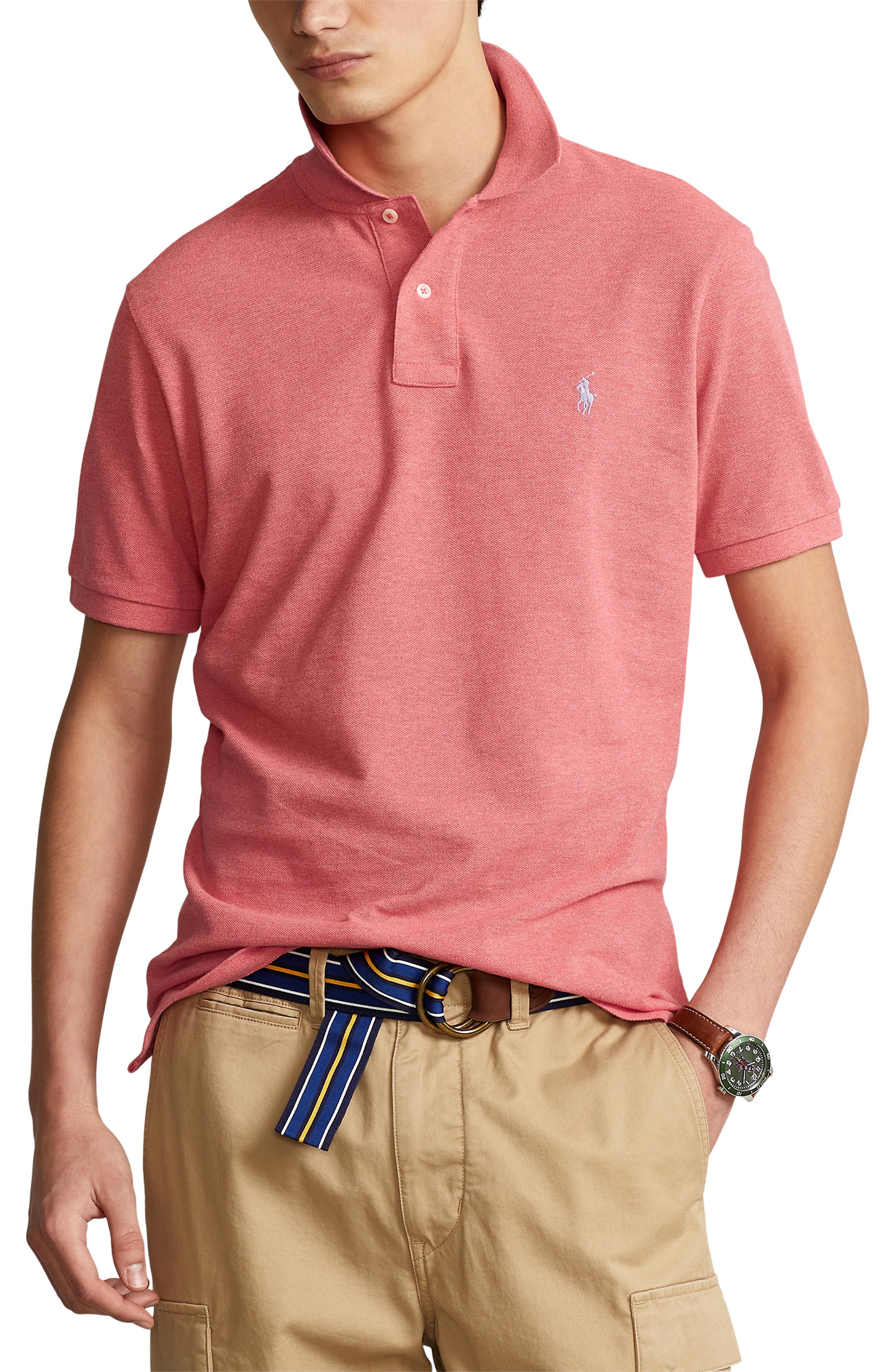 mens ralph lauren polo shirts red