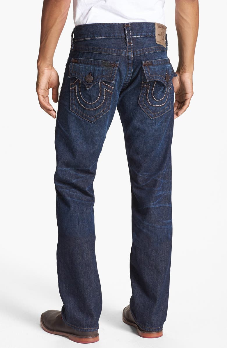 True Religion Brand Jeans 'Ricky' Straight Leg Jeans (Retribution ...