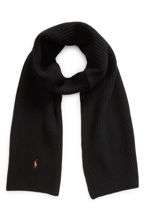 Black polo scarf best sale