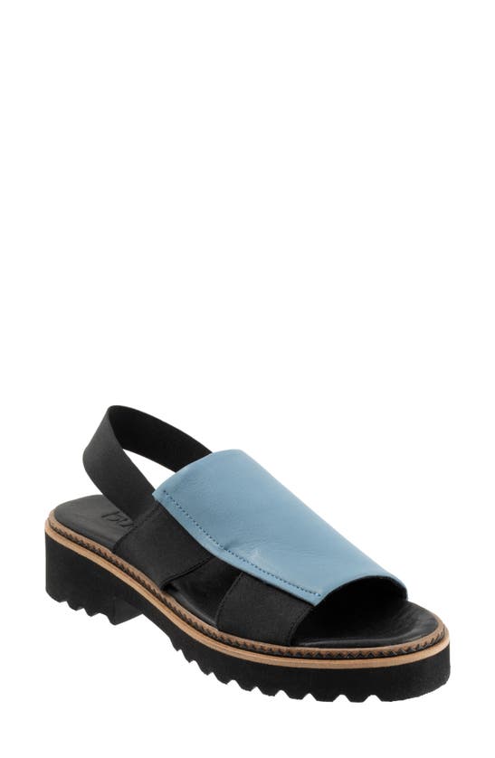 Bueno Amy Slingback Platform Sandal In Denim