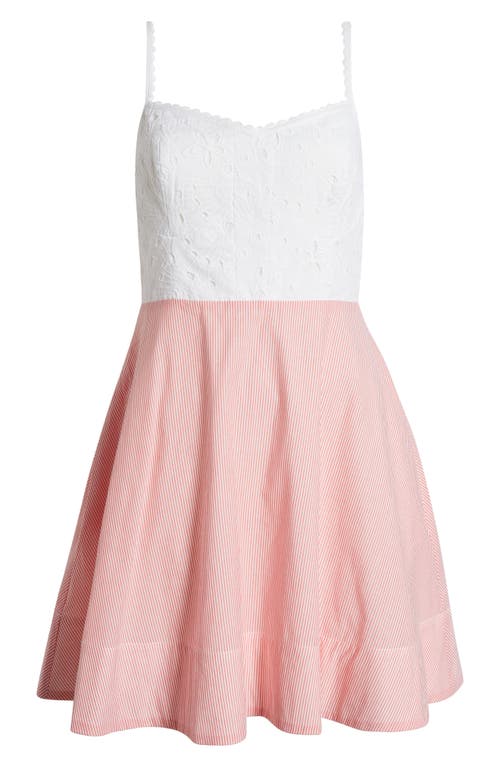 Lilly Pulitzer ® Winslow Eyelet Stripe Cotton Sundress In Pink