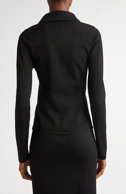 Dolce & Gabbana Dolce&gabbana Fitted Knit Jacket In N0000 Nero