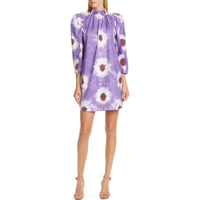 Sea Tie Dye Minidress, Purple