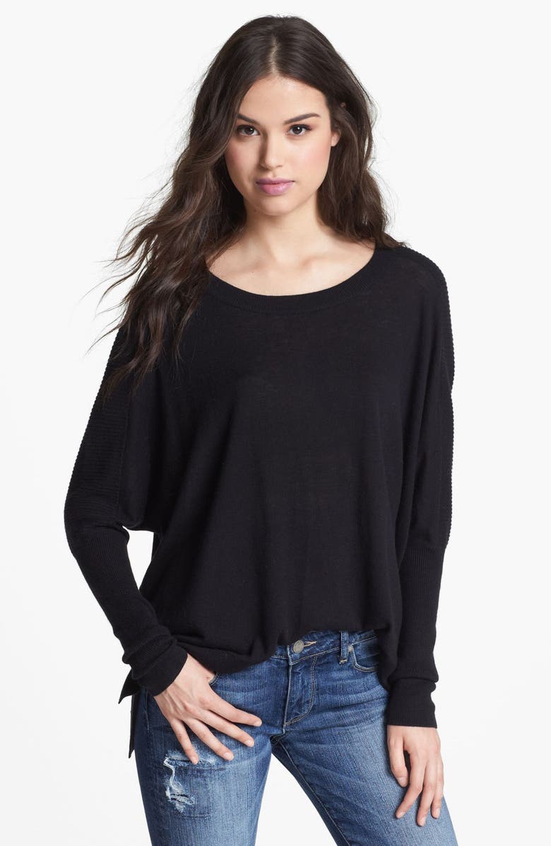 Trouvé Corrugated High/Low Sweater | Nordstrom