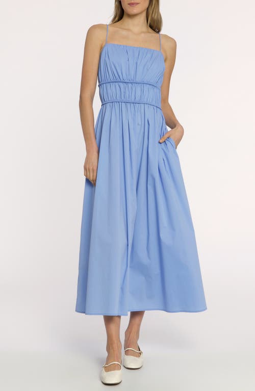 Luxely Tidal Cotton Blend Sundress Blue at Nordstrom,