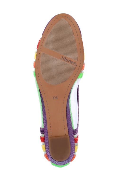 J. Reneé Melodee Wedge Pump In Bright Multi