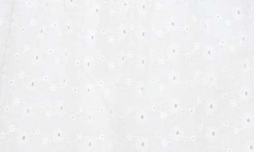 PRINCESS POLLY PRINCESS POLLY MCKILAH EYELET COTTON MINIDRESS
