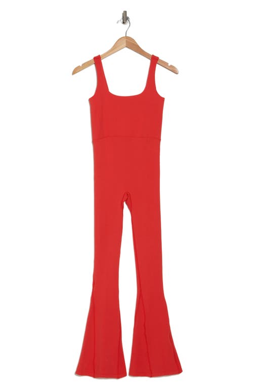 Fp Movement By Free People Rich Soul Flare Leg Jumpsuit In Bittersweet