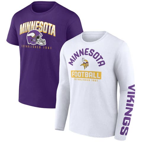 Men's Fanatics Branded White Minnesota Vikings Big & Tall Hometown  Collection Hot Shot T-Shirt