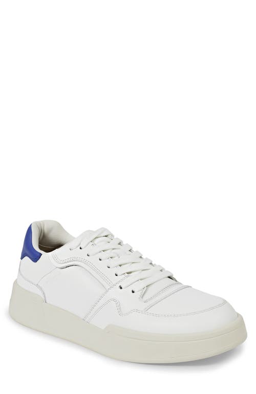 Vagabond Shoemakers Cedric Court Sneaker In White/cobalt
