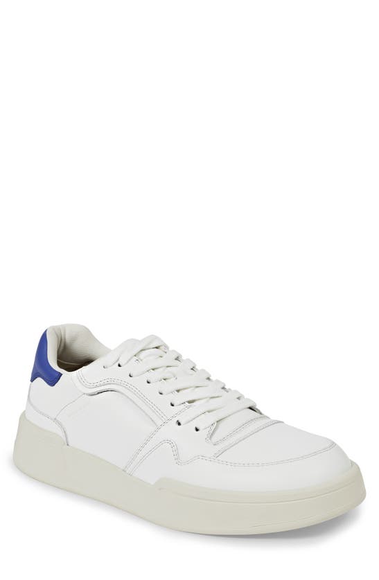 Vagabond Shoemakers Cedric Court Sneaker In White/ Cobalt