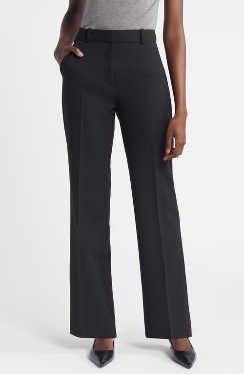 Shop Nordstrom Straight Leg Pants In Black