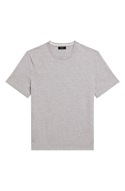 Shop Theory Goris Performance T-shirt In Silver Heather - B2e