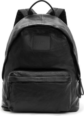 AllSaints Carabiner Leather Backpack Nordstrom