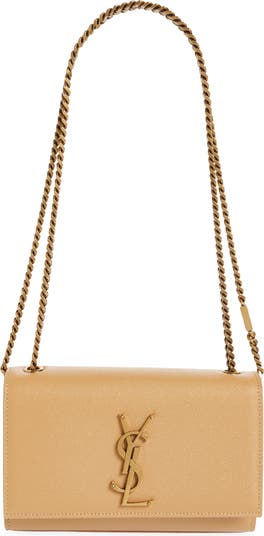 SAINT LAURENT: Kate bag in leather - Yellow Cream  Saint Laurent mini bag  469390BOW0J online at