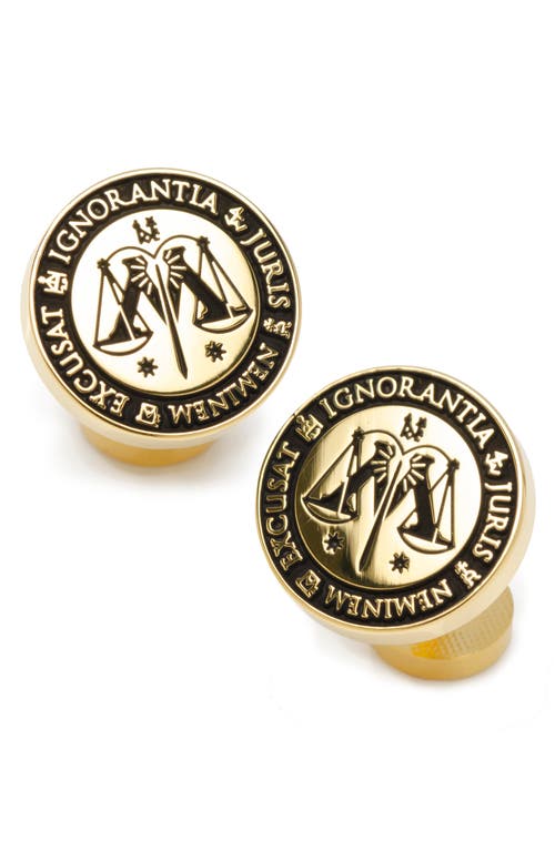 Cufflinks, Inc. Harry Potter Ministry of Magic Cuff Links in Gold at Nordstrom