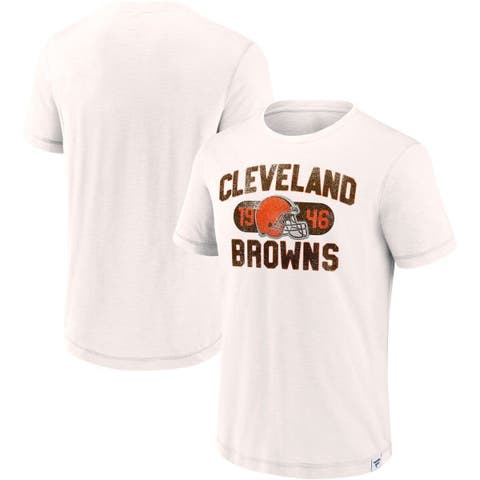 Men's Nike Gray/Orange Cleveland Browns Brownie The Elf Fan Gear Throwback  Colorblock T-Shirt