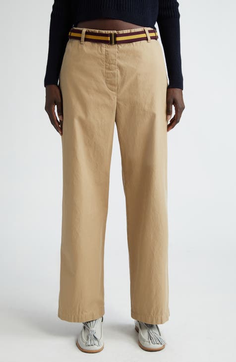 Straight damask trousers by Dries Van Noten