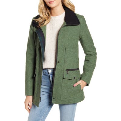 Pendleton Timberline Wool Blend Coat, Green