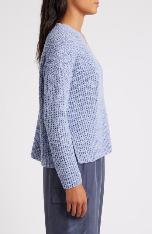 Shop Eileen Fisher Organic Cotton Sweater In Delphine