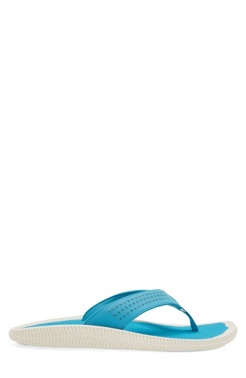 Shop Olukai Ulele Flip Flop In Tropic Blue/tropic Blue