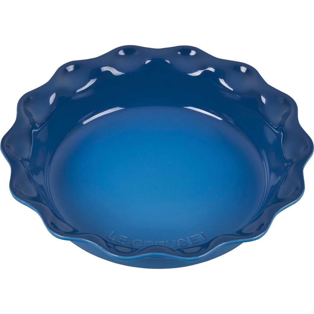 Le Creuset 9" Stoneware Pie Dish In Marseille