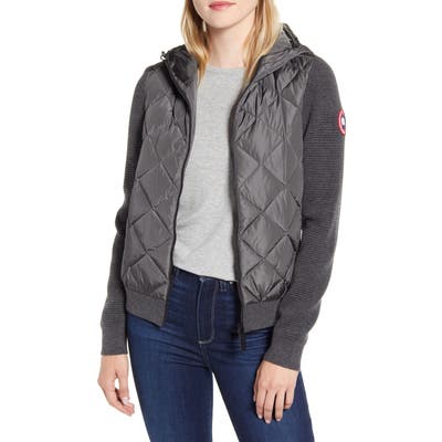 Canada Goose Hybridge 625 Fill Power Down Jacket, (10-12) - Grey