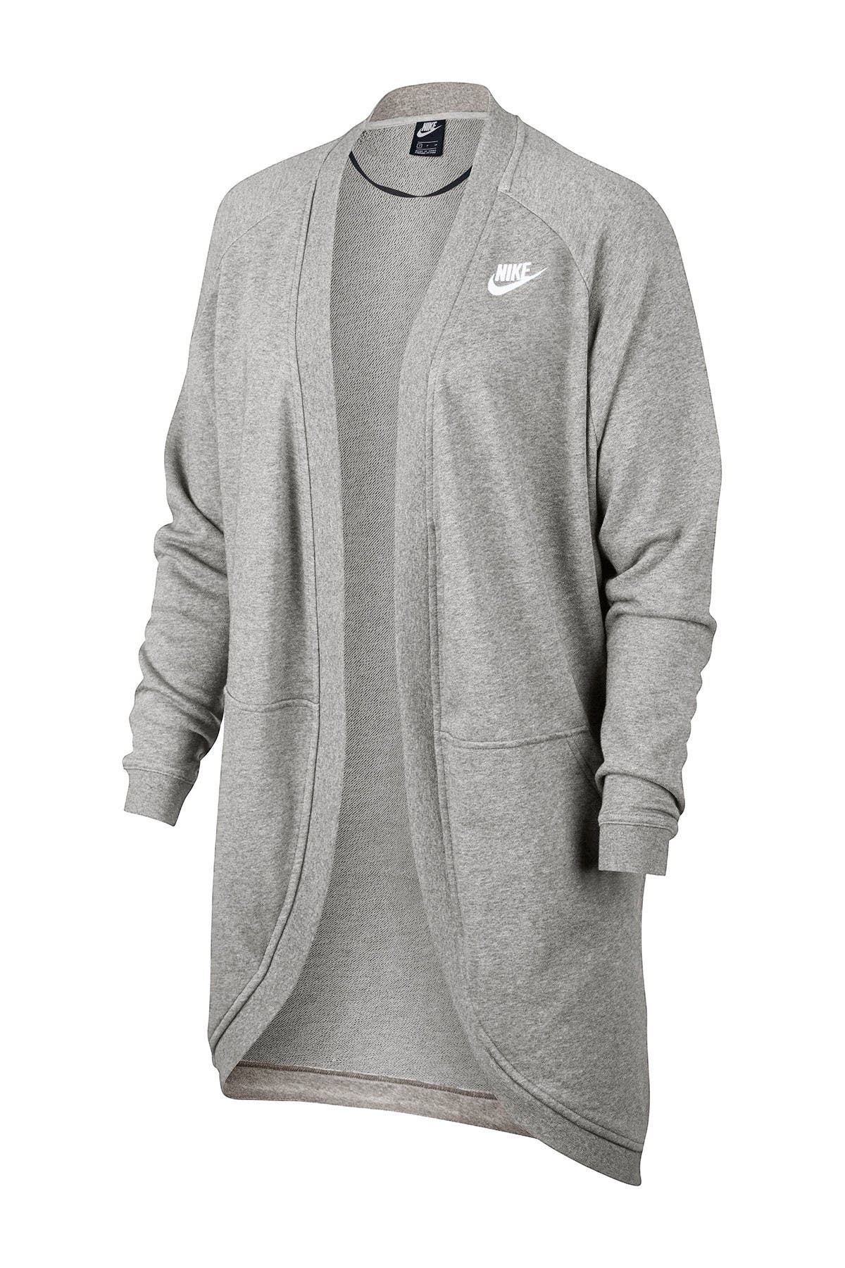 black nike cardigan