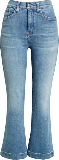 VERONICA BEARD Carson high-rise flared jeans