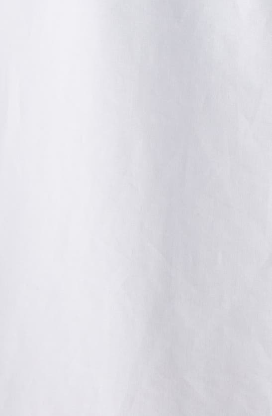 Shop Balenciaga Asymmetric Oversize Cotton Poplin Wrap Shirt In White