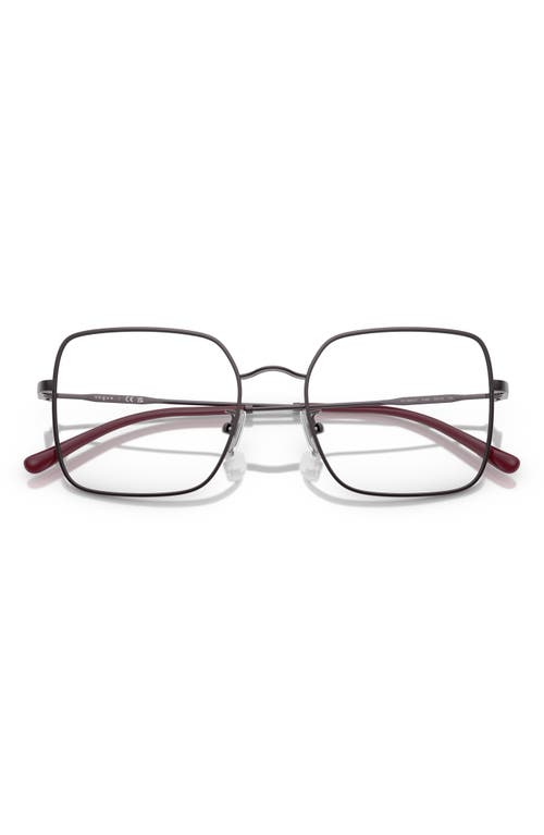 Vogue 54mm Square Optical Glasses In Violet
