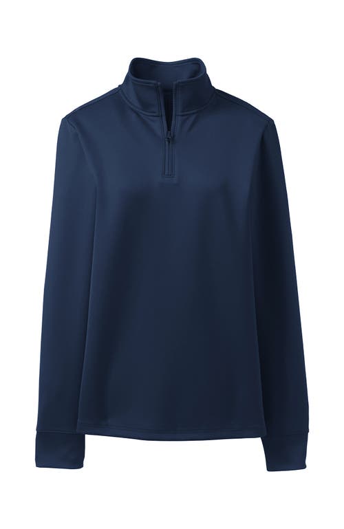 LANDS' END LANDS' END SCHOOL UNIFORM QUARTER ZIP PULLOVER
