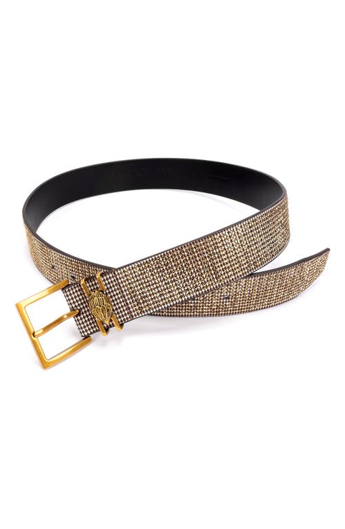 KURT GEIGER KURT GEIGER LONDON CRYSTAL HOUNDSTOOTH BELT 