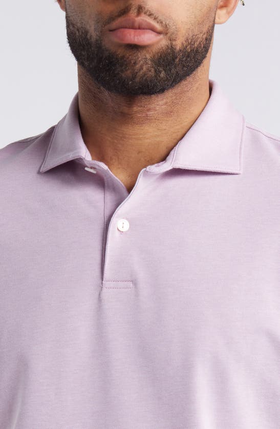 Shop Peter Millar Crown Crafted Albatross Piqué Performance Polo In Valencia