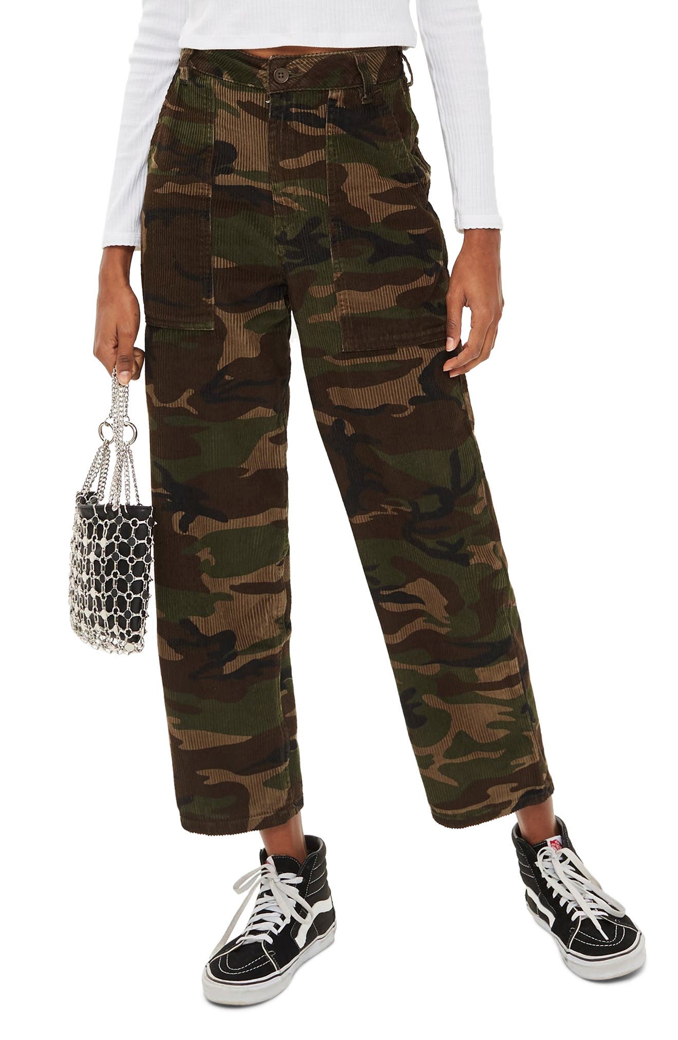 Sonny Camouflage Corduroy Trousers Nordstrom