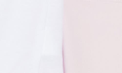 Shop Champion Kids' T-shirt & Skort Set In Bright White/pink